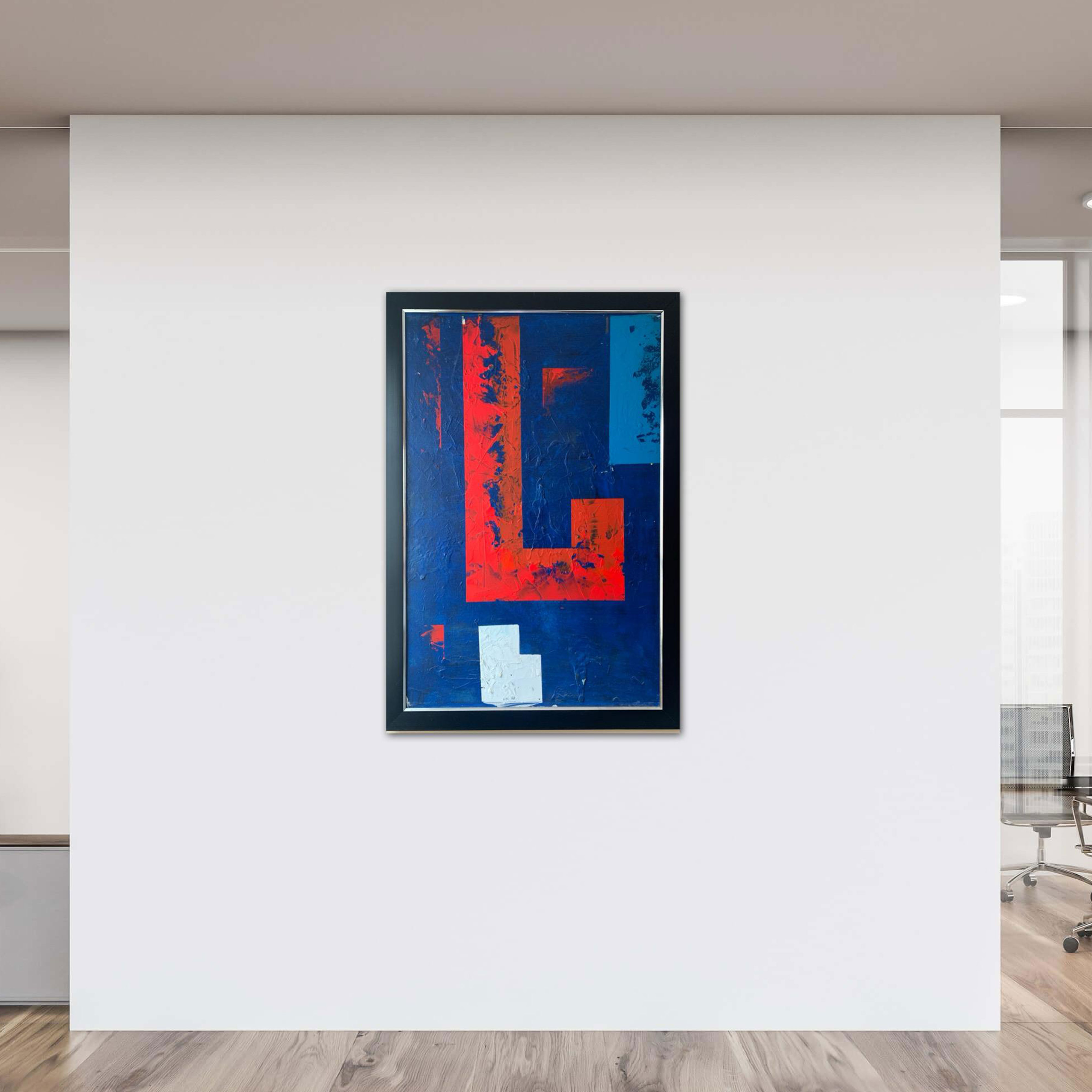 The Blessing Acrylic Canvas Painting by Artist Ashok Jadav 90 x 60 cm